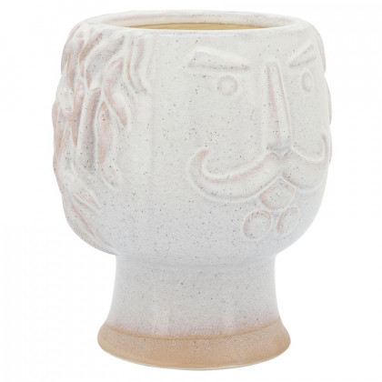 Sagebrook 6" Grandpa Face Planter - Ivory