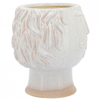 Sagebrook 6" Grandpa Face Planter - Ivory