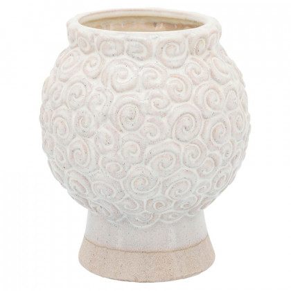 Sagebrook 6" Grandma Face Planter - Ivory