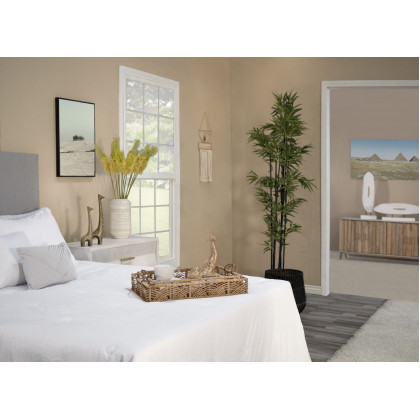 Sagebrook - 20"/22" Bamboo Trays (Set Of 2) in Natural
