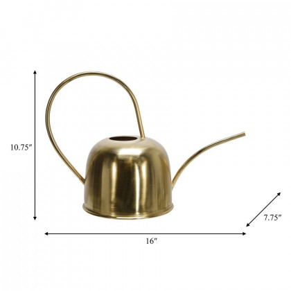 Sagebrook - Metal 11" Watering Can in Gold