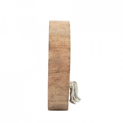 Sagebrook - Aluminum Couple In Mango Wood in Silver/Brown