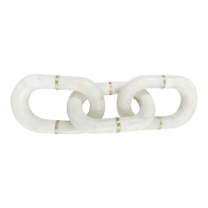Sagebrook - 14" Marble Chain Decor