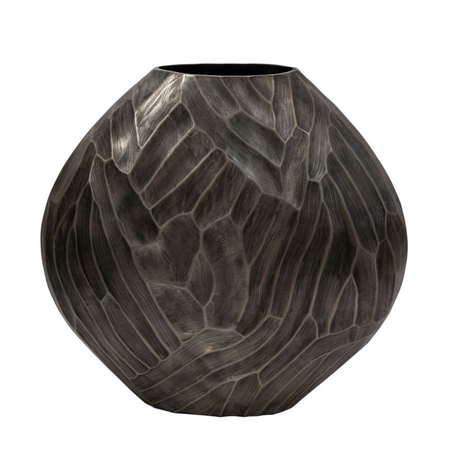 Sagebrook 22" Aluminum Hammered Vase - Silver