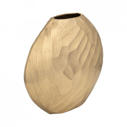 Sagebrook - 13" Scratched Oval Vase Cut-out