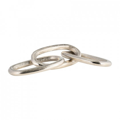 Sagebrook - 15" Metal Chain Decor in Silver