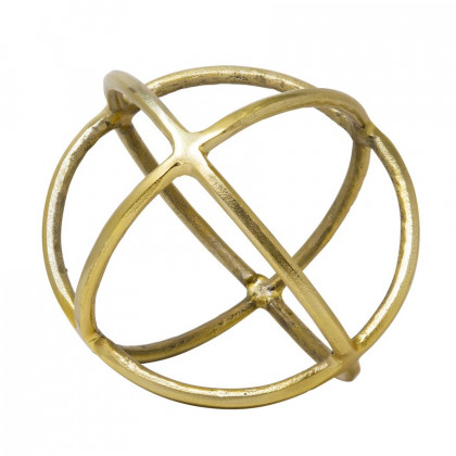 Sagebrook - 9" Metal Orb Decor