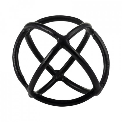 Sagebrook - 9" Metal Orb Decor