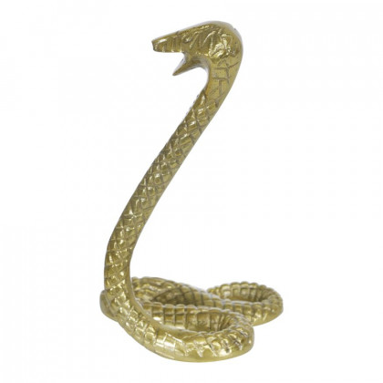Sagebrook 10" Metal Snake - Gold