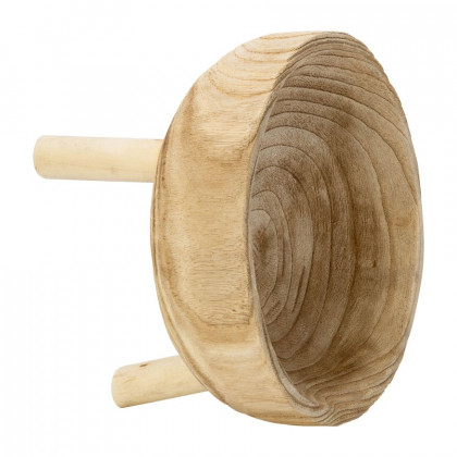 Sagebrook 11" Wood Bowl With Legs - Natural