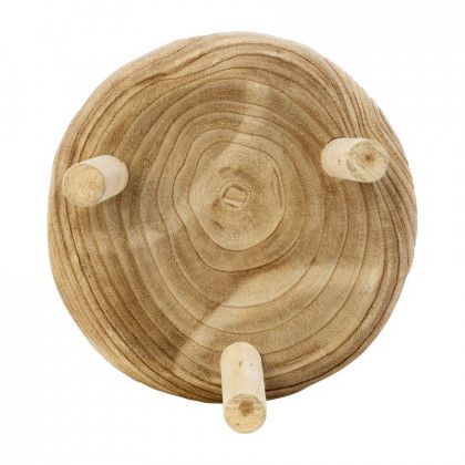 Sagebrook 11" Wood Bowl With Legs - Natural