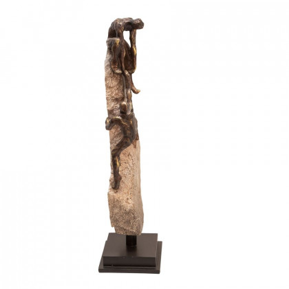 Sagebrook - 23" Rock Climber Decor in Bronze