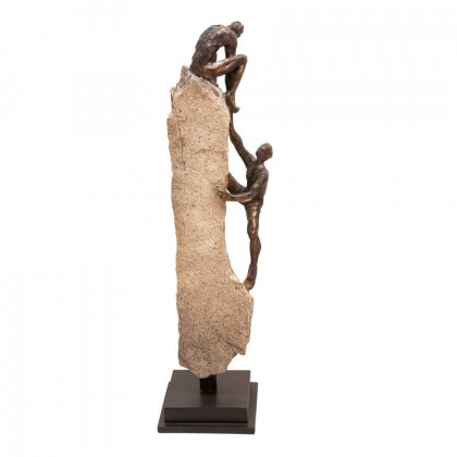 Sagebrook - 23" Rock Climber Decor in Bronze