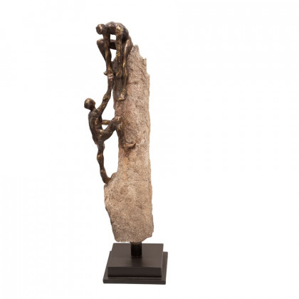 Sagebrook - 23" Rock Climber Decor in Bronze