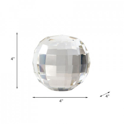 Sagebrook - 9" Metal Orb Decor