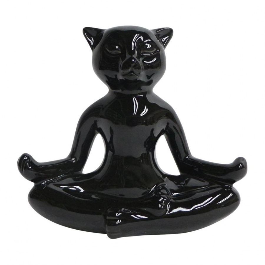 Sagebrook - 7" Resin Yoga Cat