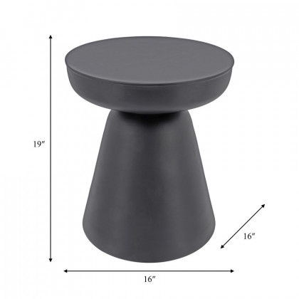 Sagebrook Wood Side Table - Black