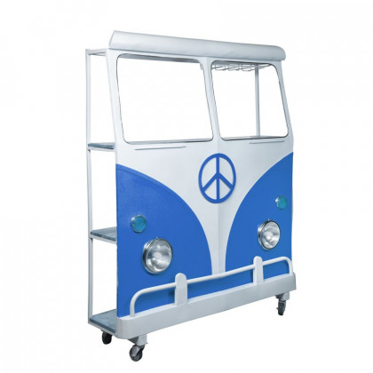 Sagebrook Metal Bus Kombi Bar - Aqua