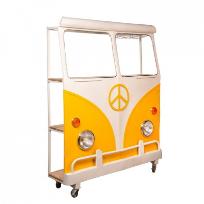 Sagebrook Metal Bus Kombi Bar - Yellow