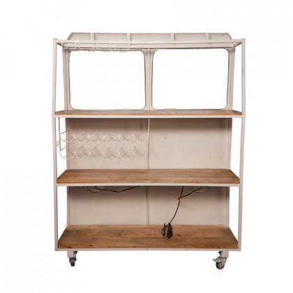 Sagebrook Metal Bus Kombi Bar - Yellow