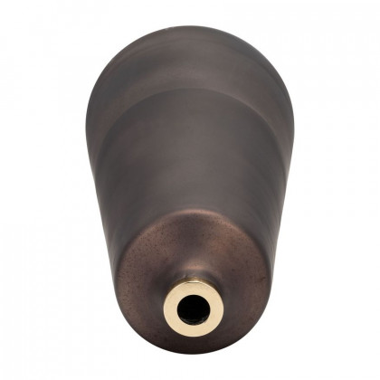 Sagebrook 21" Glass Vase With Ring - Bronze