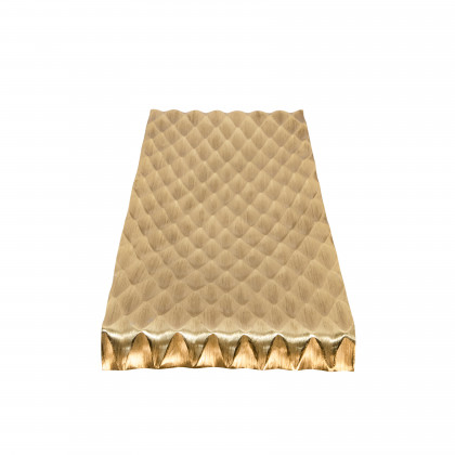 Sagebrook - Decorative Hammered Metal Tray (Set Of 2) in Gold/Silver
