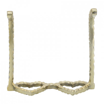 Sagebrook - Metal Heart Shaped Glasses in Gold