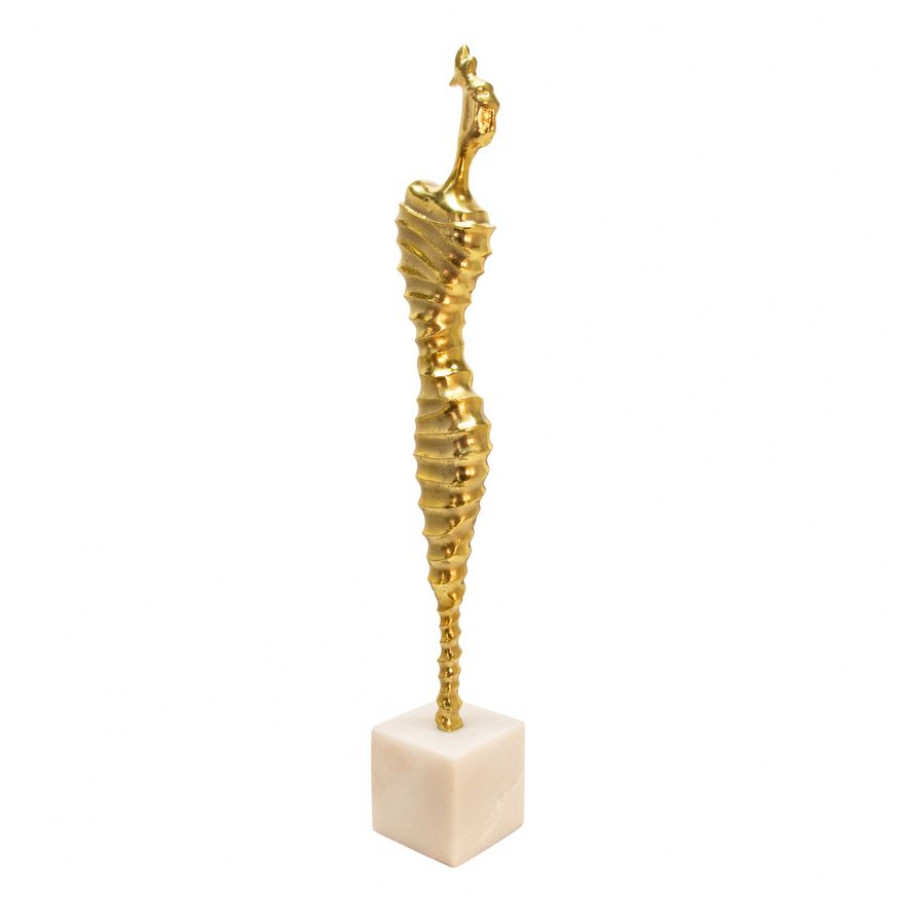 Sagebrook 27" Metal Modern Female Mummy Decor - Gold