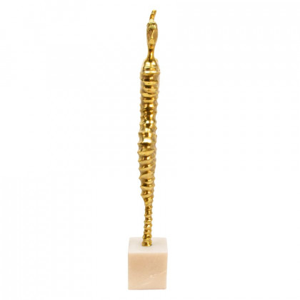 Sagebrook 27" Metal Modern Female Mummy Decor - Gold