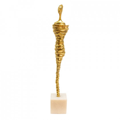 Sagebrook 27" Metal Modern Male Mummy Decor - Gold