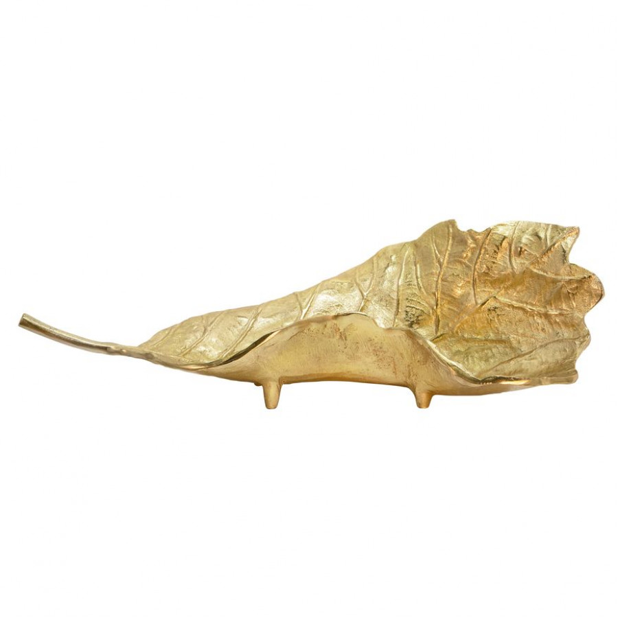 Sagebrook - 22" Metal Leaf Platter