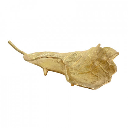 Sagebrook - 22" Metal Leaf Platter