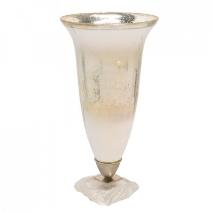 Sagebrook - 10" Geometric Deco Vase
