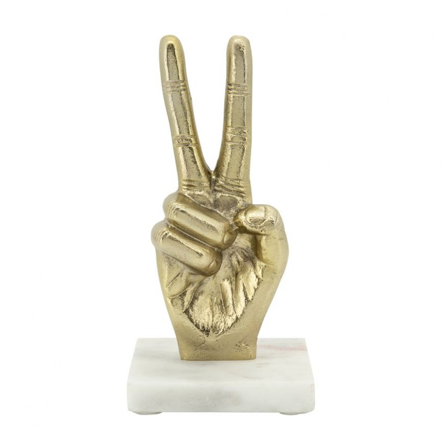 Sagebrook - 8" Metal Peace Sign