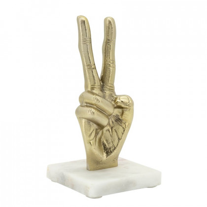Sagebrook - 8" Metal Peace Sign