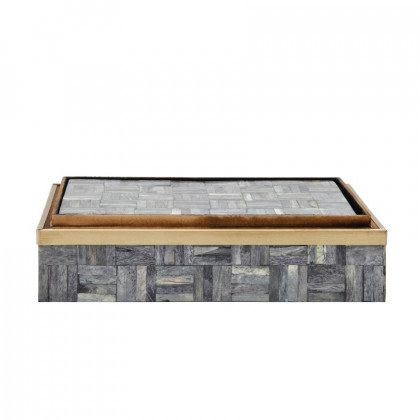 Sagebrook - Rectangular Box (Set Of 2) in Gray