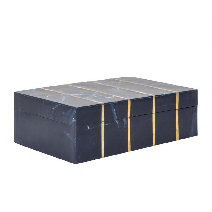 Sagebrook - 9"x6" Rectangular Box in Blue
