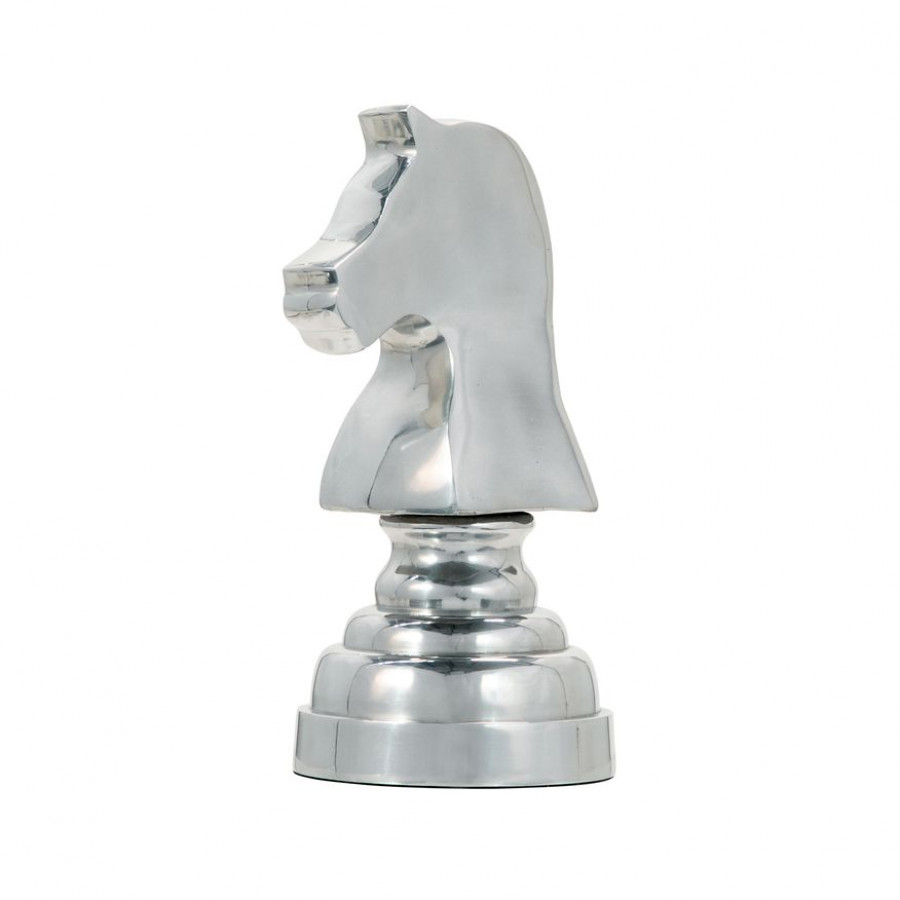 Sagebrook - 9" Metal Queen Chess Piece