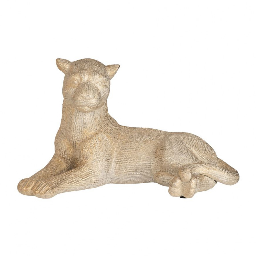 Sagebrook - 6" Laying Leopard in Champagne