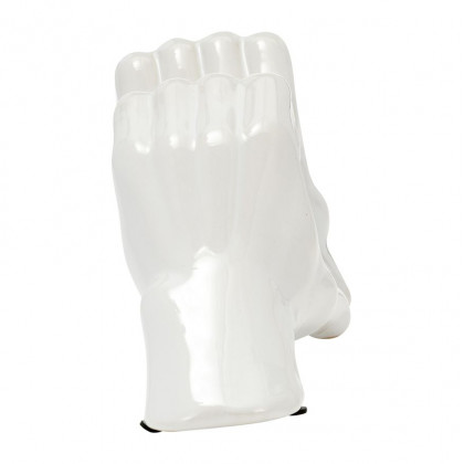 Sagebrook 5" Hand-heart - White