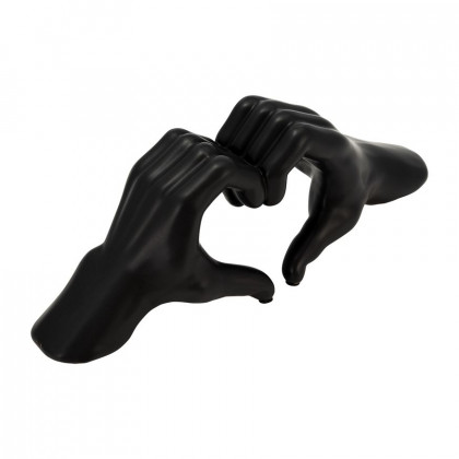 Sagebrook 5" Hand-heart - Black
