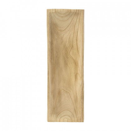 Sagebrook 15"/20" Wood Rectangular Tray (Set Of 2) - Natural