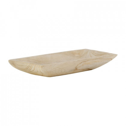 Sagebrook 15"/20" Wood Rectangular Tray (Set Of 2) - Natural