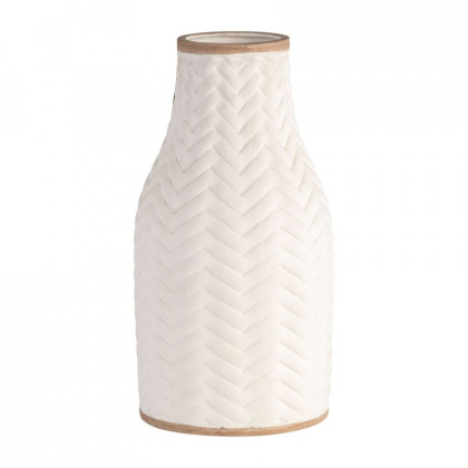 Sagebrook - 10" Chevron Vase