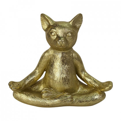 Sagebrook - 7" Resin Yoga Cat