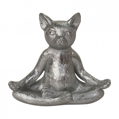 Sagebrook - 7" Resin Yoga Cat