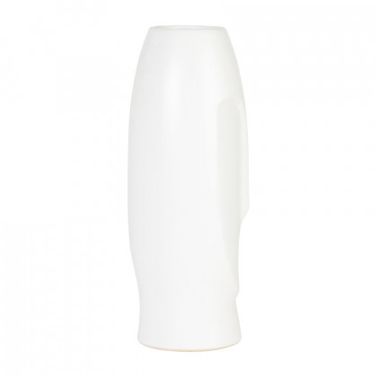 Sagebrook 14" Face Vase - White