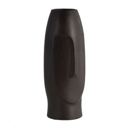 Sagebrook 14" Face Vase - Black