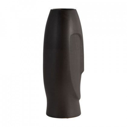 Sagebrook 14" Face Vase - Black