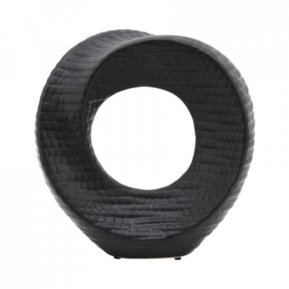 Sagebrook 8" Textured Table Top Decor - Black